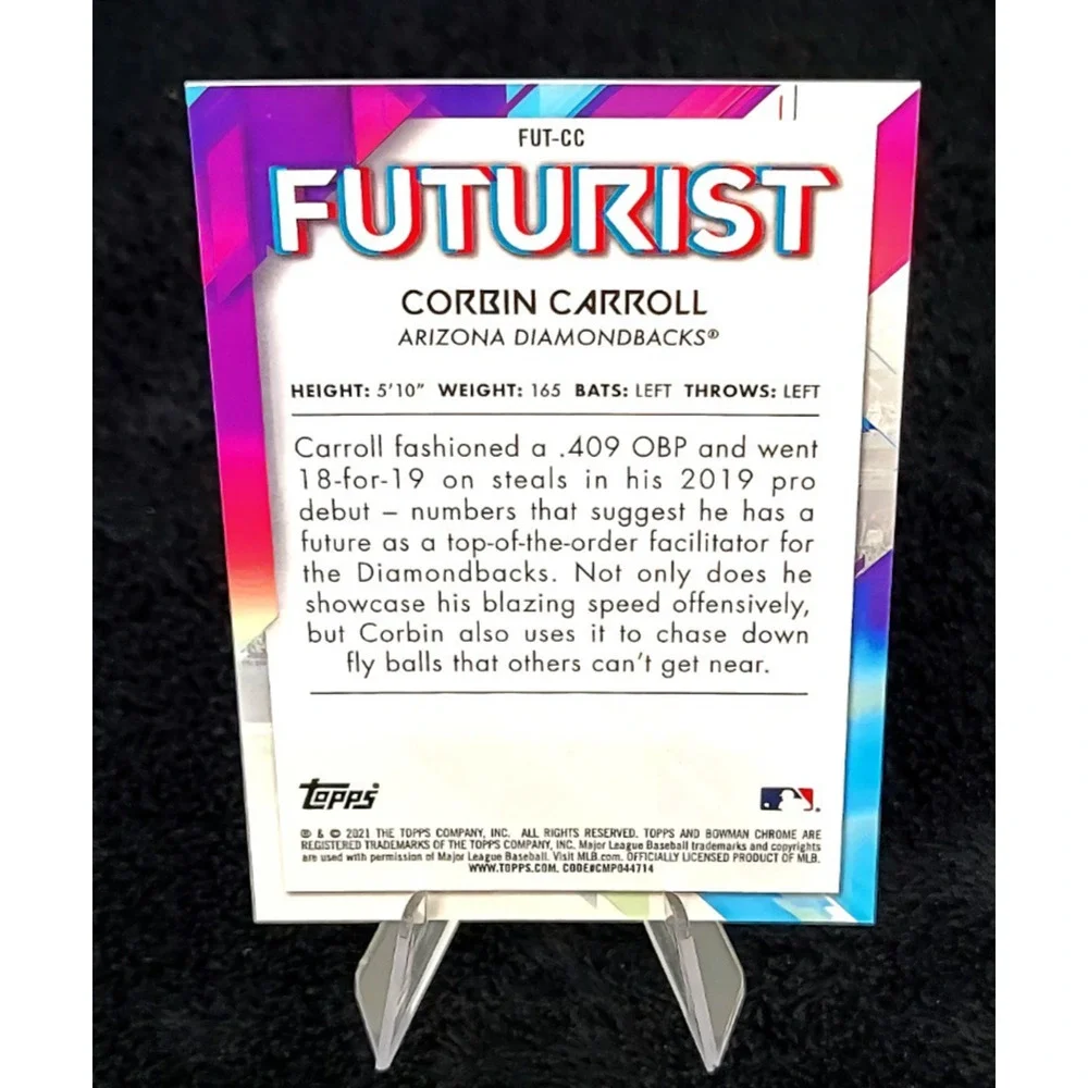 Corbin Carrol 88/150 2021 RC Bowman Futurist Atomic Refractor